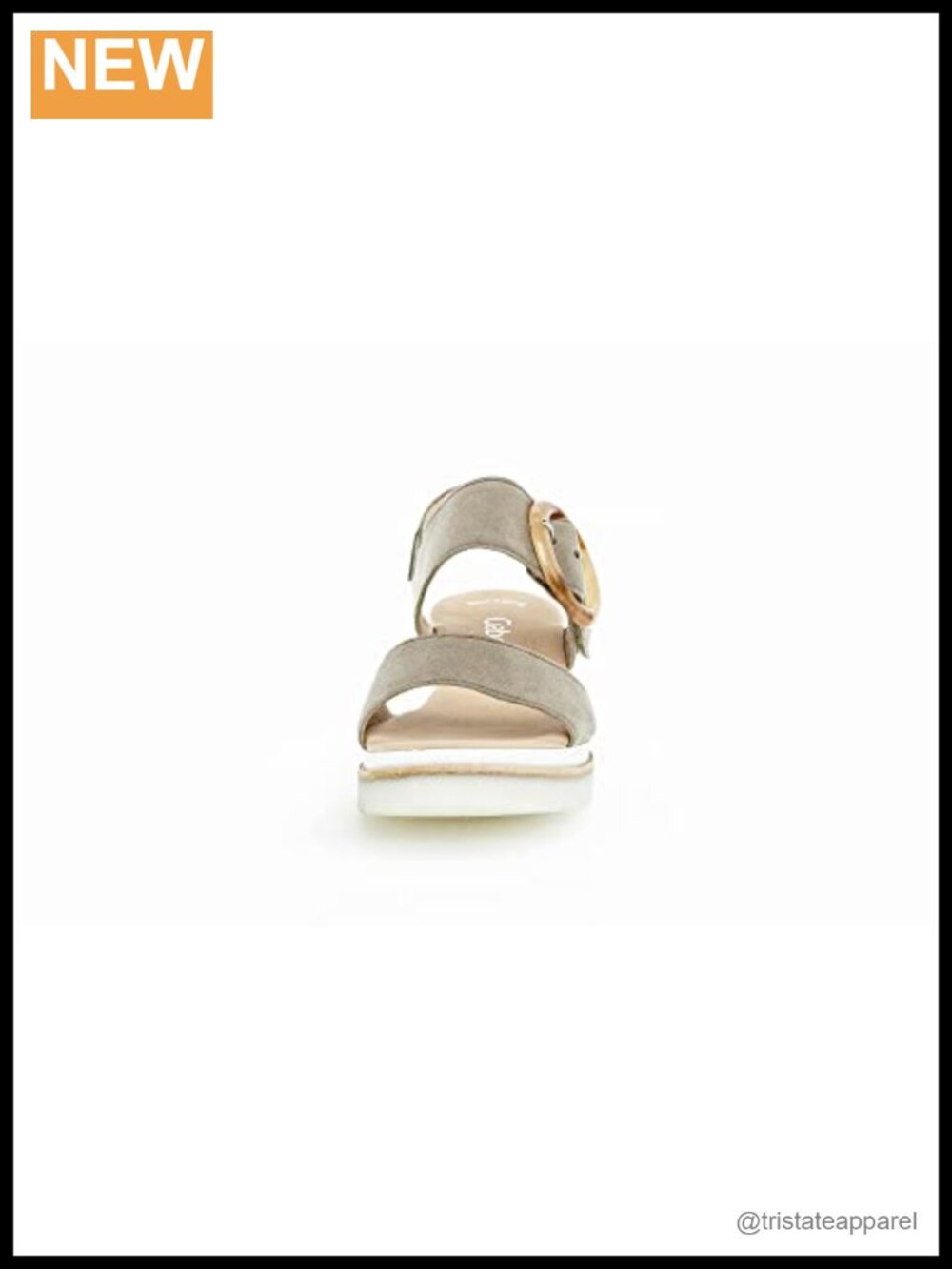 Wedge Sandal Slingback Open Toe Solid Flats - Picture 4 of 6